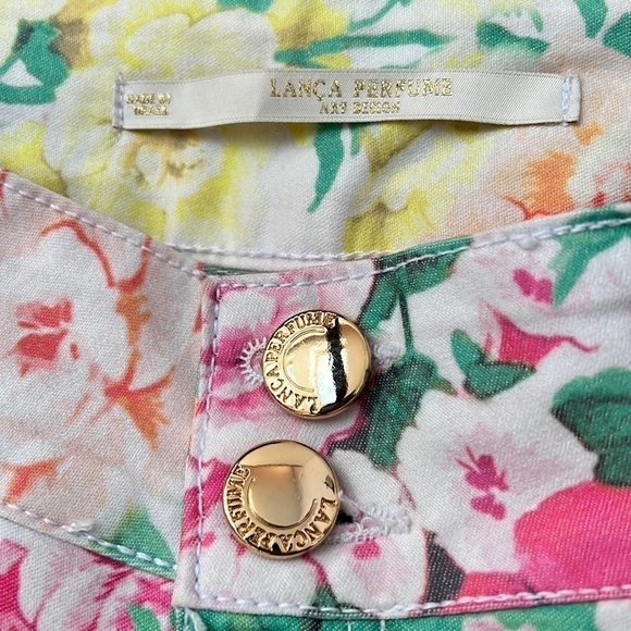 Lance Perfume Flowered Jeans Made in Brazil size 38 Art Design - Picture 4 of 9